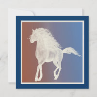 Weißes Pferd