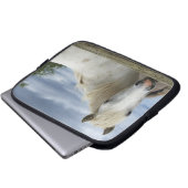 Weißes Pferd | Frankreich Laptopschutzhülle (Vorne Knopf)