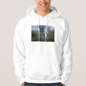 Weißes Pferd Hoodie (Vorderseite)