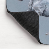 Weißes Pferd Mousepad (Ecke)