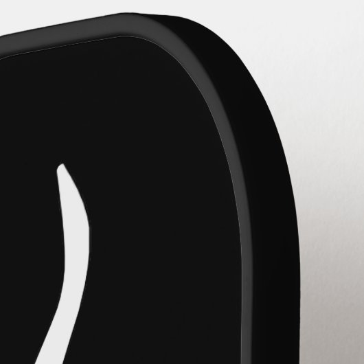 Weißes Pferd Pickleball Schläger (Linke Seite)