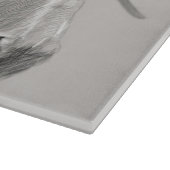 Weißes Pferd Schneidebrett (Ecke)