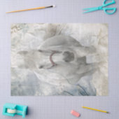 Weißes Pferd Seidenpapier (Basteln)