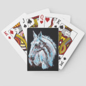 Weißes Pferd Spielkarten (Rückseite)