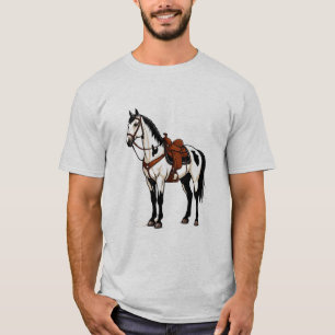 Weißes Pferd T-Shirt