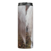 WEIßES PFERD THERMOSBECHER (Rückseite)