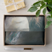 Weißes Pferd und Lady Seidenpapier (Geschenk)