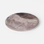 Weißes Pferd (von Eugene Delacroix) Pappteller (Schrägansicht)