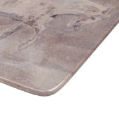 Weißes Pferd (von Eugene Delacroix) Schneidebrett (Ecke)