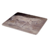 Weißes Pferd (von Eugene Delacroix) Schneidebrett (Ecke)