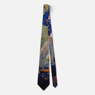 Weisses Pferd von Paul Gauguin, Vintage Fine Art Krawatte