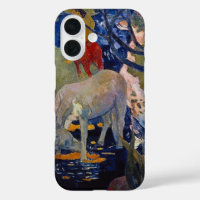 Weißes Pferd von Paul Gauguin, Vintage Kunst