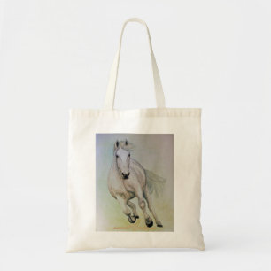"Weißes Pferde" Budget-Taschen-Tasche Tragetasche