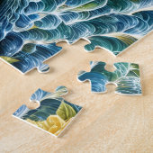 Weißes Pferdegut Puzzle (Seite)