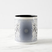 Weißes Pferdekopf-Tasse Zweifarbige Tasse (Mittel)