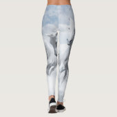 Weißes PferdeLeggings Leggings (Rückseite)