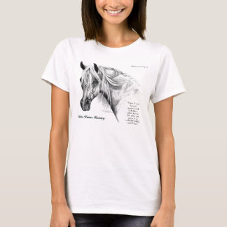 Weißes Pferdeministerium-Reitteam-T - Shirt