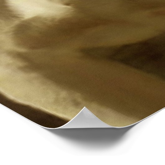 Weißes Pillbullposter Poster (Ecke)