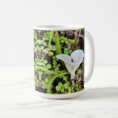 Weißes Pilz - 15 oz. Mug Kaffeetasse (VorderseiteRechts)