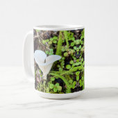 Weißes Pilz - 15 oz. Mug Kaffeetasse (Vorderseite Links)