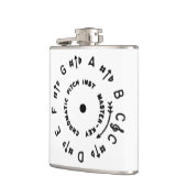 Weißes Pitchpipe Flachmann (Links)