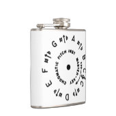 Weißes Pitchpipe Flachmann (Rechts)