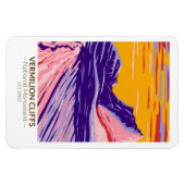 Weißes Pocket für das Nationaldenkmal von Vermilio Magnet (Horizontal)