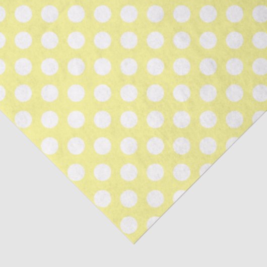 Weißes Polka-Dot-Papier Seidenpapier (Ausschnitt)