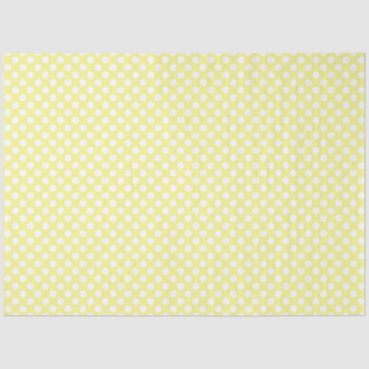 Weißes Polka-Dot-Papier Seidenpapier (Vorderseite)