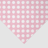 Weißes Polka-Dot-Papier Seidenpapier (Ausschnitt)