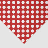 Weißes Polka-Dot-Papierpapier Seidenpapier (Ausschnitt)