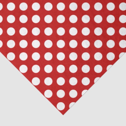 Weißes Polka-Dot-Papierpapier Seidenpapier (Ausschnitt)