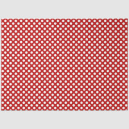 Weißes Polka-Dot-Papierpapier Seidenpapier
