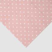 Weißes Polka-Dot-Papierpapier Seidenpapier (Ausschnitt)