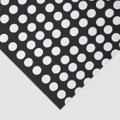 Weißes Polka Dots Tissue Paper Seidenpapier (Ausschnitt)