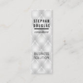 Weißes Polstermaterial Mini Visitenkarte (Vorderseite)