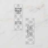 Weißes Polstermaterial Mini Visitenkarte (Vorne/Hinten)