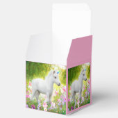 Weißes Pony Einhorn Geschenkschachtel (Geöffnet)
