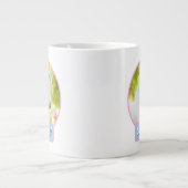 Weißes Pony Einhorn Jumbo-Tasse (Vorderseite)