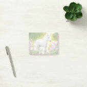 Weißes Pony Einhorn Post-it Klebezettel (Büro)