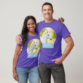 Weißes Pony Einhorn T-Shirt (Unisex)