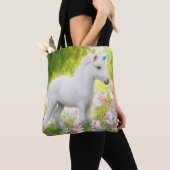Weißes Pony Einhorn Tasche (Von Nahem)