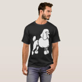 weißes Pooddesign T-Shirt (Vorne ganz)