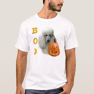 Weißes Poodle Boo T-Shirt