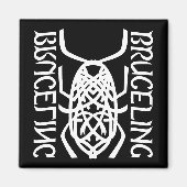 Weißes Print Square Magazin Magnet (Vorne)