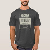 Weißes Privileg vermisst T-Shirt (Vorderseite)