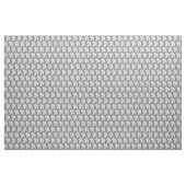 Weißes Pudel-Hundekunst-Gewebe Stoff (Yard (91,4 cm))