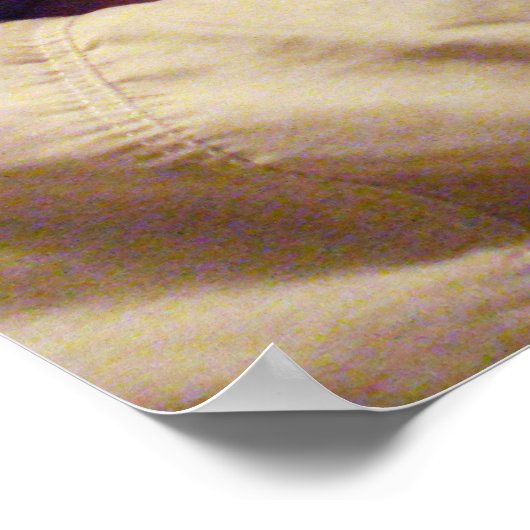 Weißes Pullover Poster (Ecke)