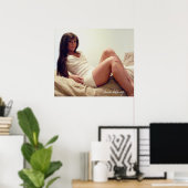 Weißes Pullover Poster (Heimbüro)