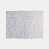 Weißes Pulver Fleecedecke (Vorderseite (Horizontal))
